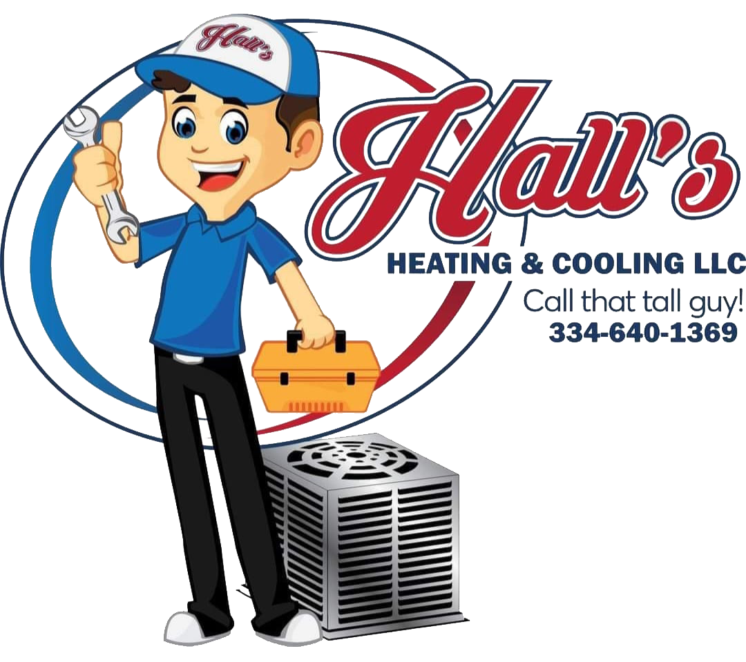 Hall's Heating and Cooling Logo